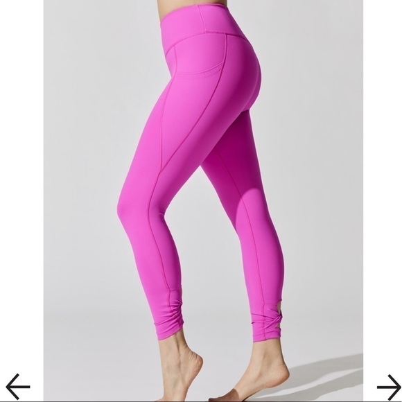 CLEARANCE FREE PEOPLE FP MOVEMENT PINK WAVE RIDER 7/8 LEGGINGS NWT - Picture 2 of 11
